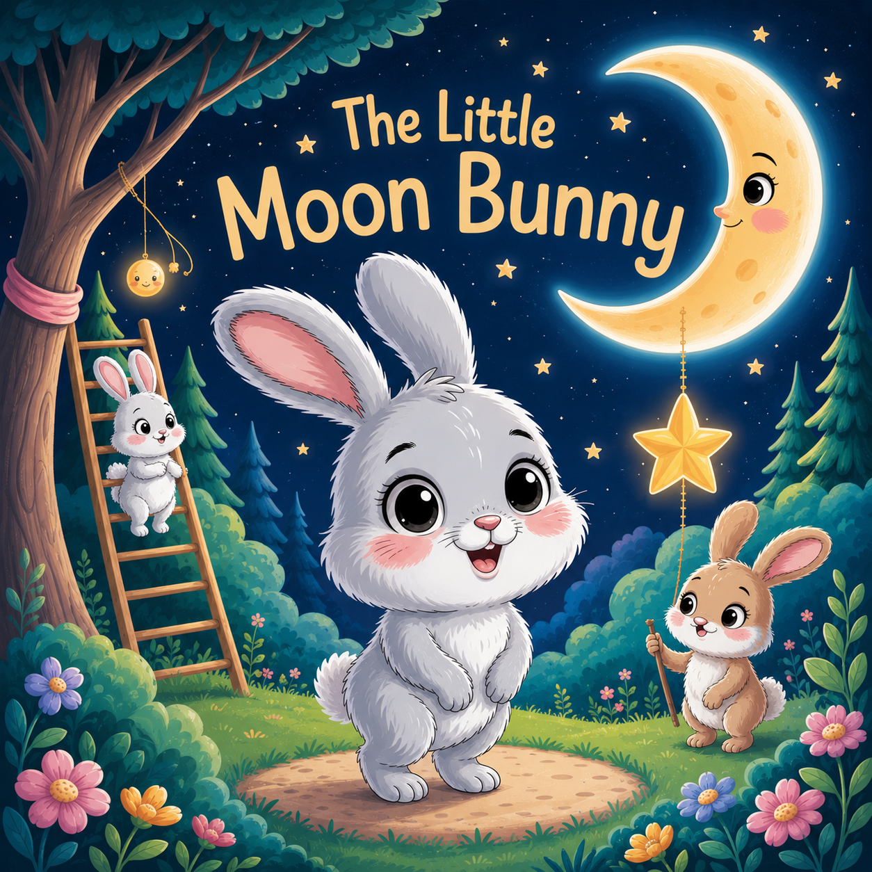 🌙 The Little Moon Bunny – Enchanting Bedtime Story PDF for Kids